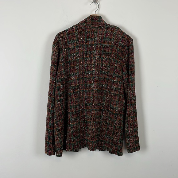 Susan Graver Womens 2 Piece Tunic Cardigan Set Stretch Cowl Neck Long Sleeve Top - Picture 4 of 10